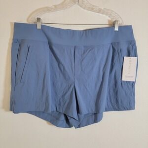 Athleta Trekkie North Short UPF 50 Sz 22 Gorp Granola‎ Hiking Athletic NWT Blue
